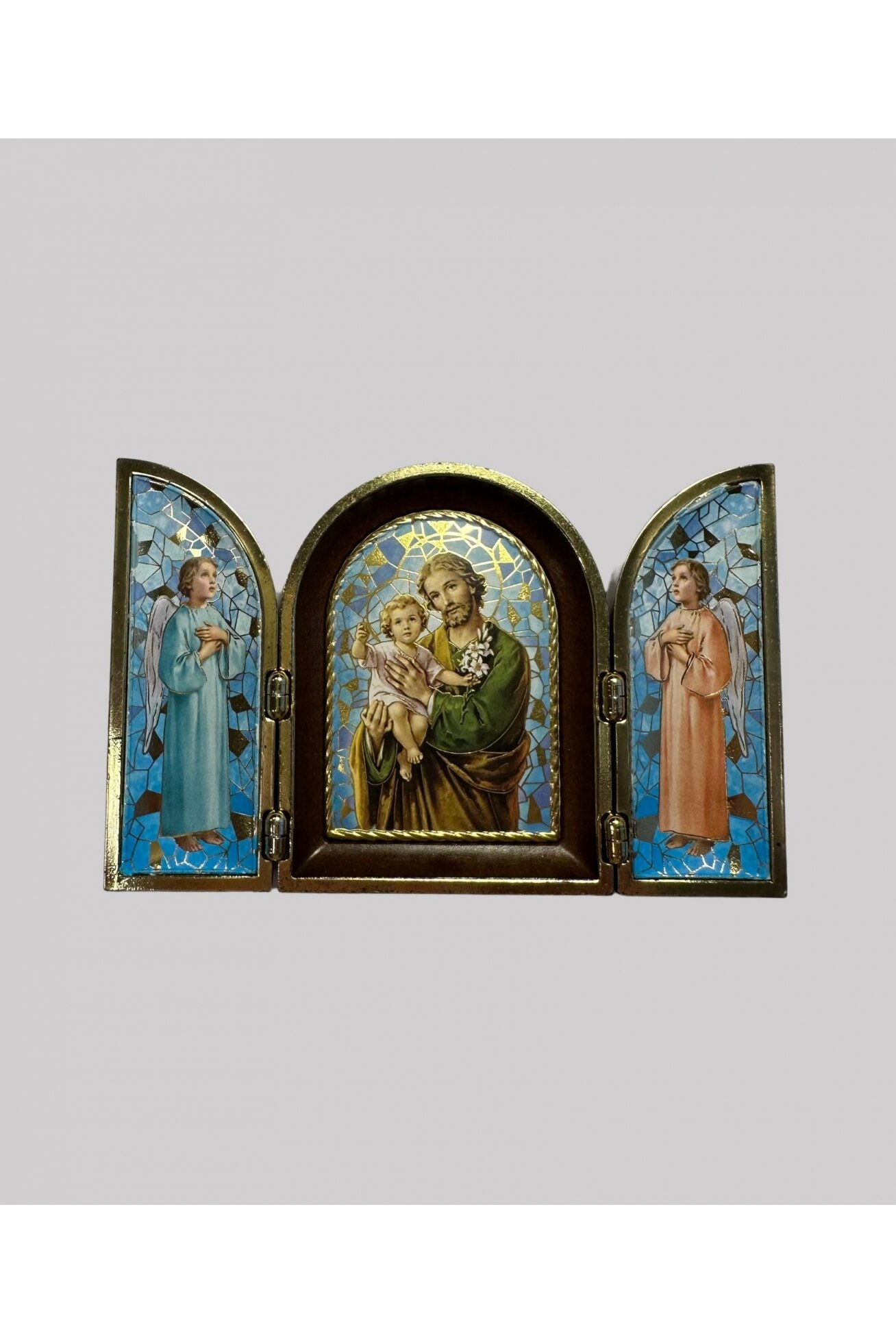 Trijų dalių ikonėlė Šv.Juozapas